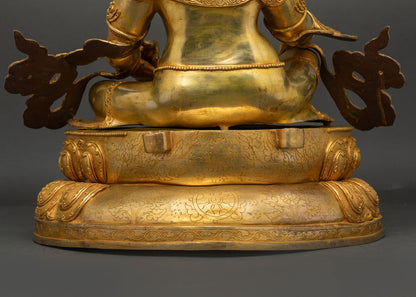Fine Dzambhala Statue from Nepal | Tibetan Buddhist Wealth Deity