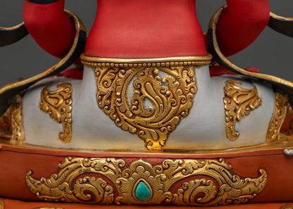 Premium Amitayus Statue – Hand-Painted Longevity Buddha Sculpture