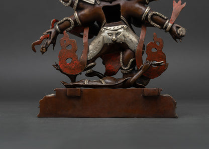 Six-Armed Mahakala | Dharma Protector Statue for Altar Decor
