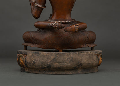 Manjushri With Consort Statue