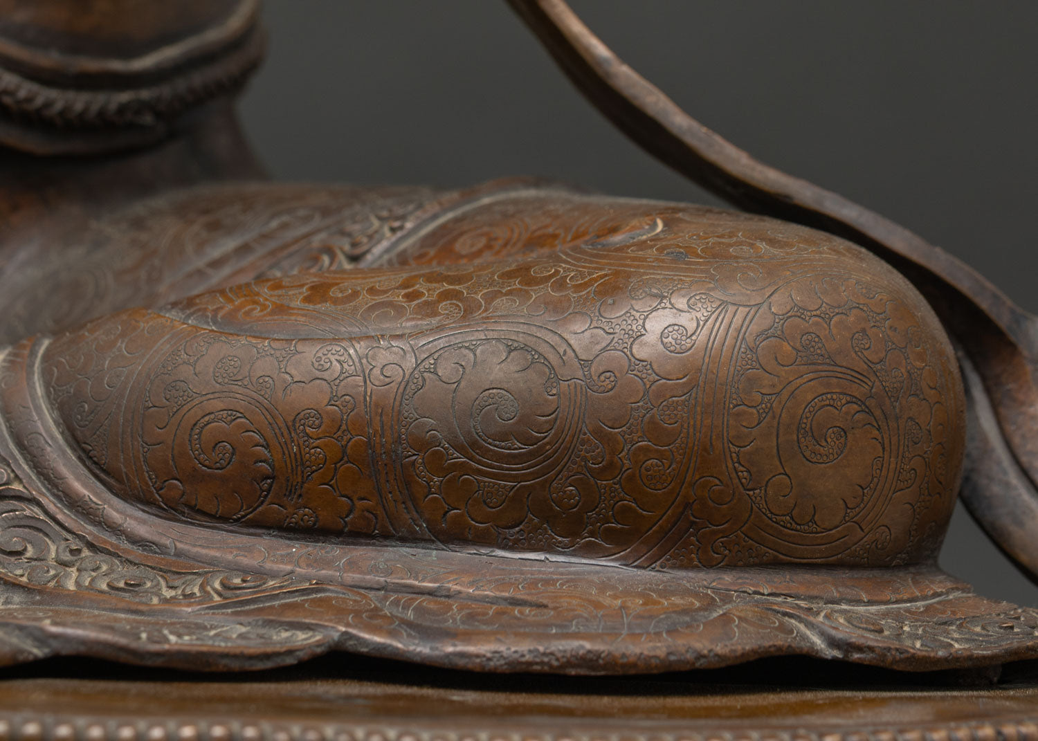 Traditional Green Tara Statue | Chemically Oxidized Copper Sculpture
