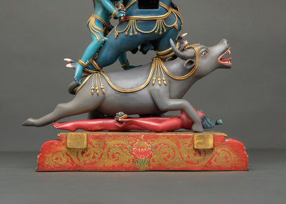 Yamantaka Statue | Sacred Vajrayana Wrathful Protector