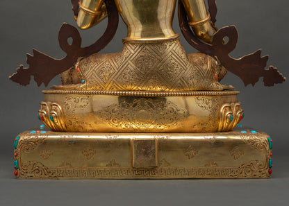 Green Tara Statue