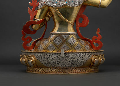 Bodhisattva Manjushri Figurine | Spiritual Meditation Statue