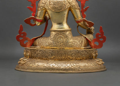Beloved Green Tara Statue | Hand-Carved Buddhist Sculpture