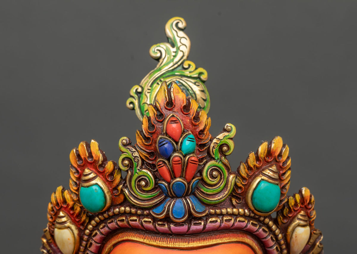 Yellow Dzambhala Statue | Traditional Newari Craftsmanship
