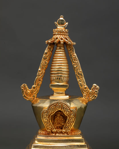 Buddha Shakyamuni Stupa | Handcrafted Buddhist Art