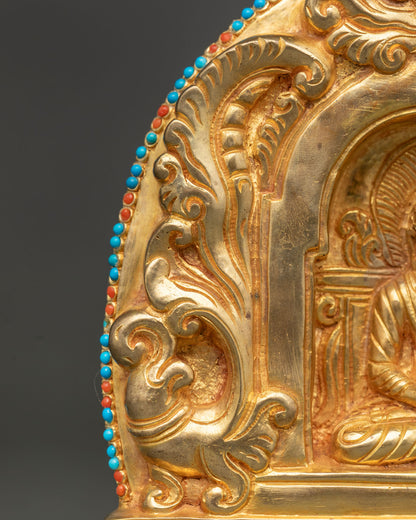 Amitabha Buddha Ghau Box | Buddhist Portable Shrine from Nepal