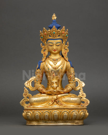 Traditional Amitayus Buddha Statue for Compassionate Blessing