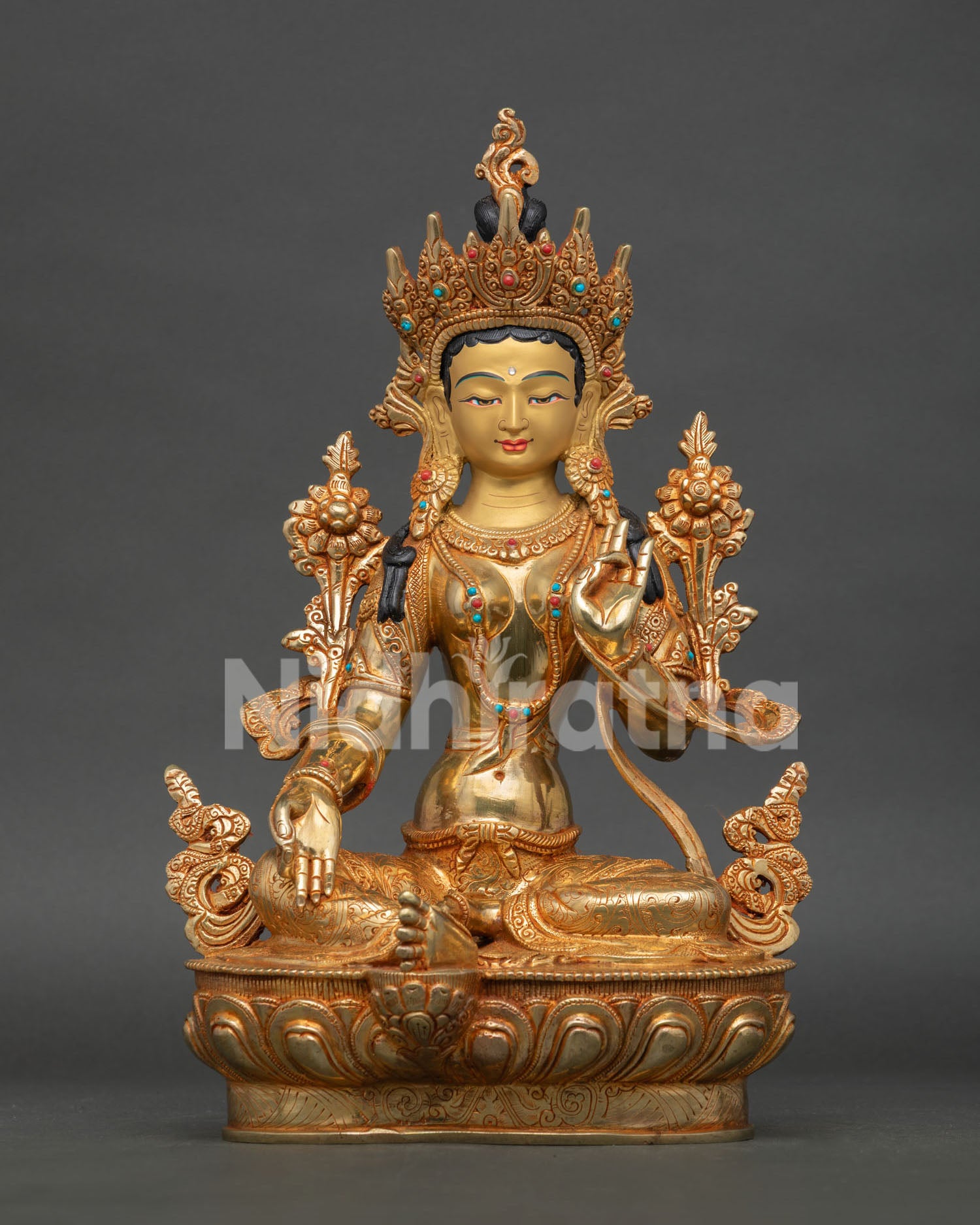 Green Tara Statue