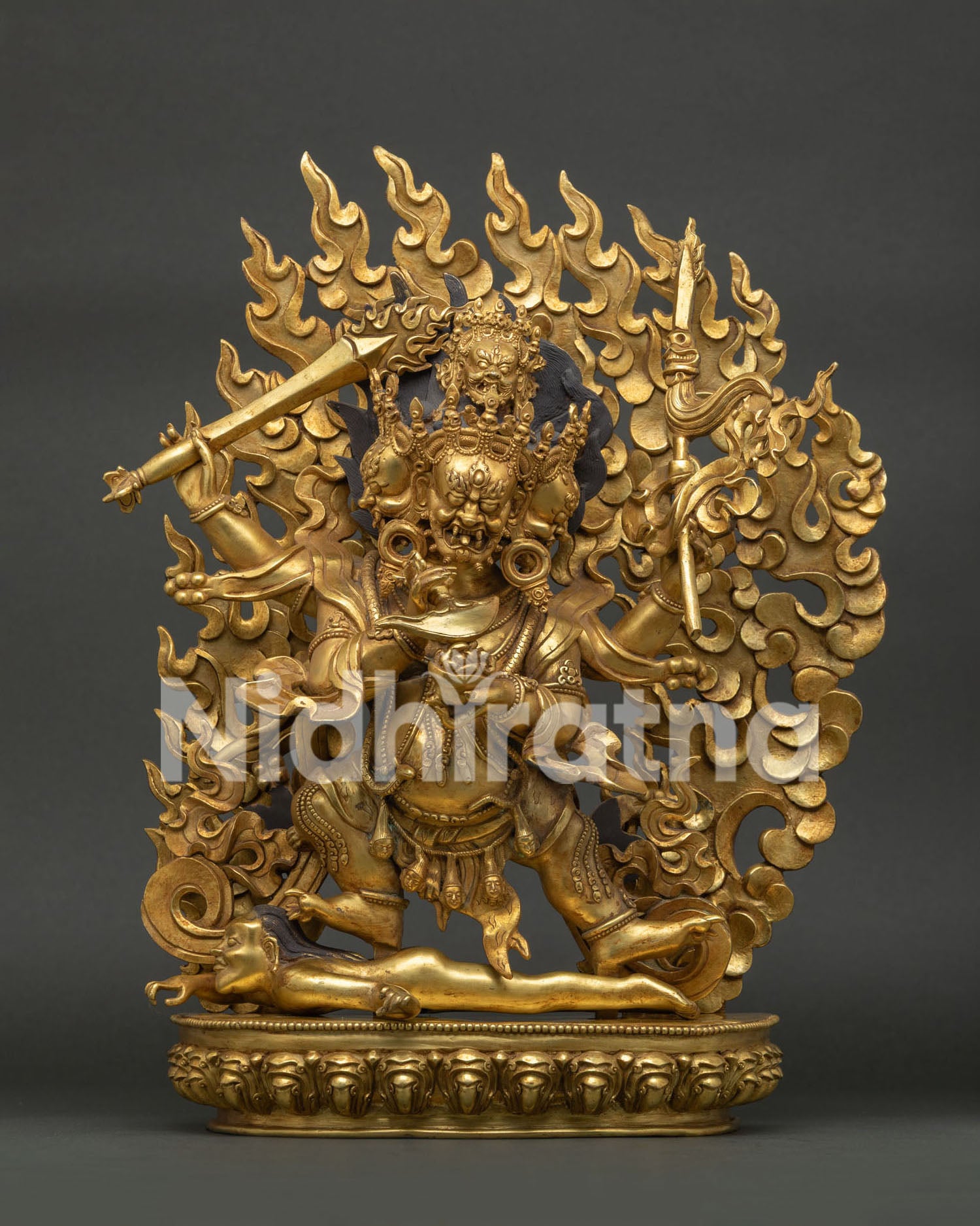 Four Arm Mahakala Statue