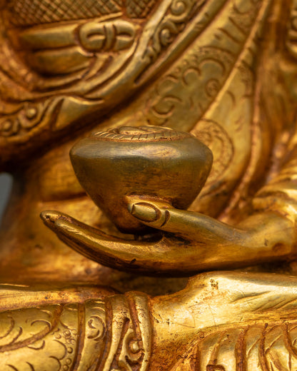Shakyamuni Buddha Statue | Handmade Buddhist Deity Sculpture