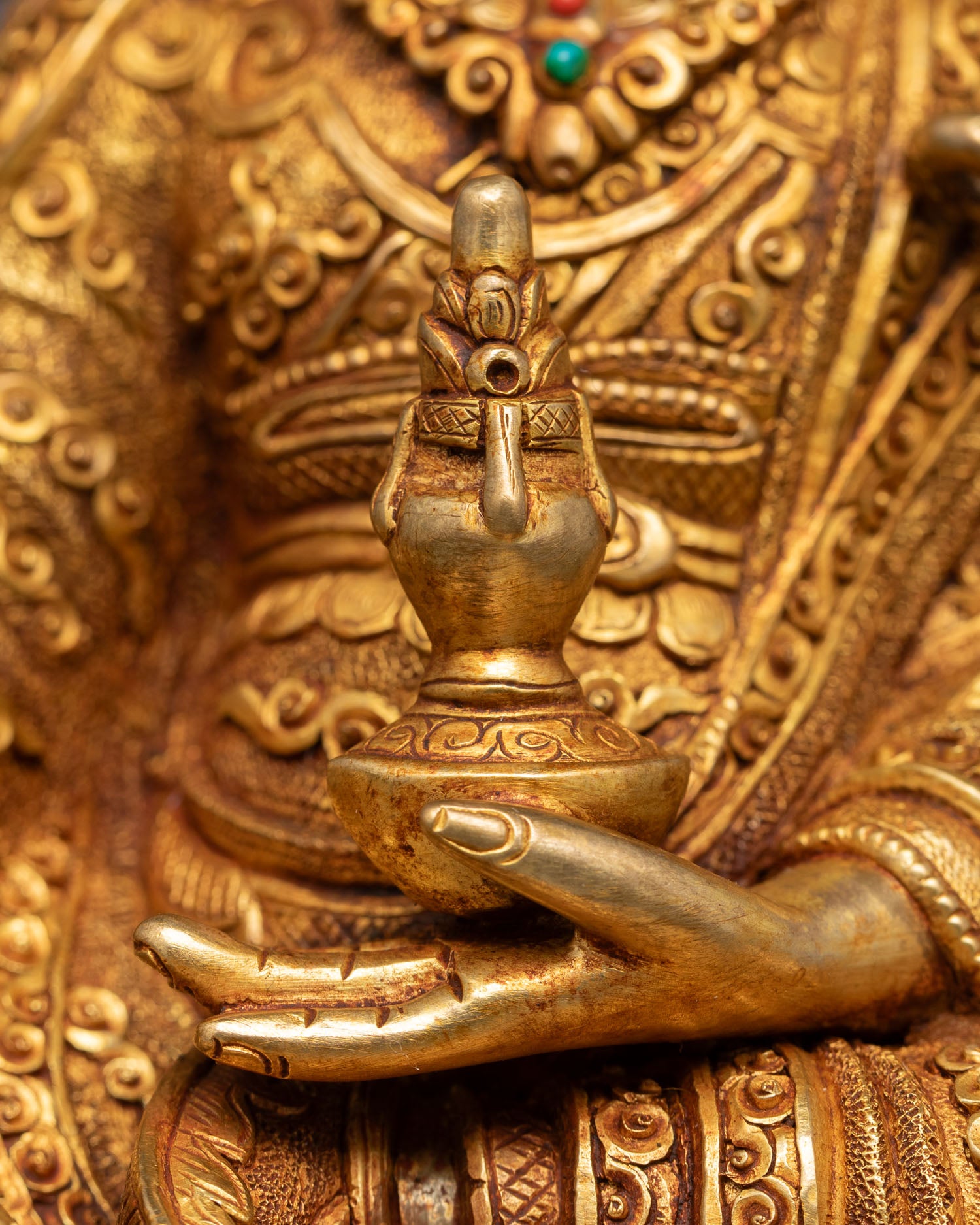 Guru Padmasambhava Statue – Handmade Nepalese Spiritual Art