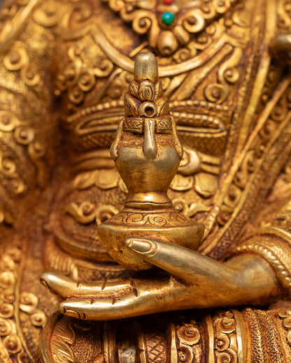 Guru Padmasambhava Statue – Handmade Nepalese Spiritual Art