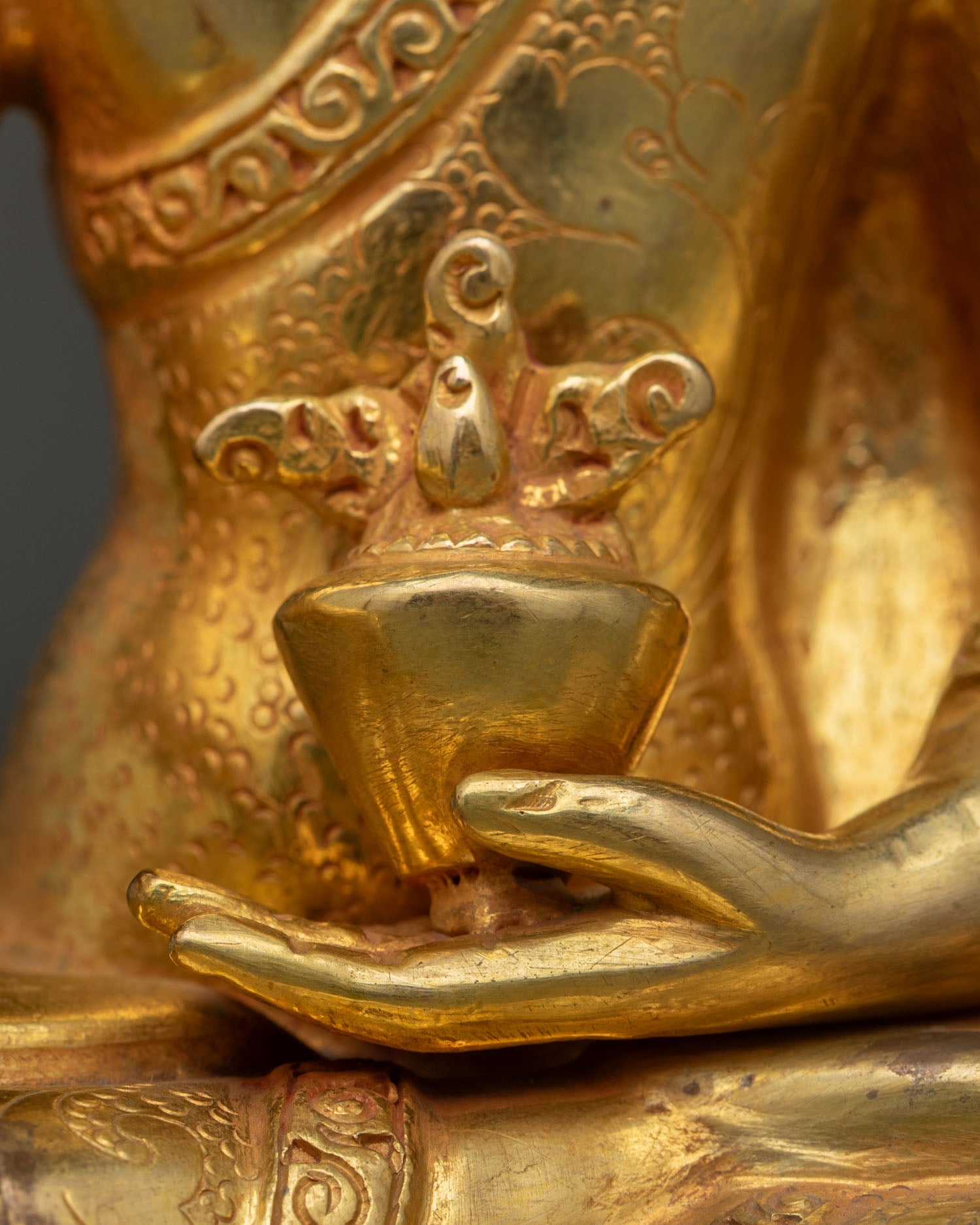 Medicine Buddha Statue | Handcrafted Himalayan Copper Sculpture