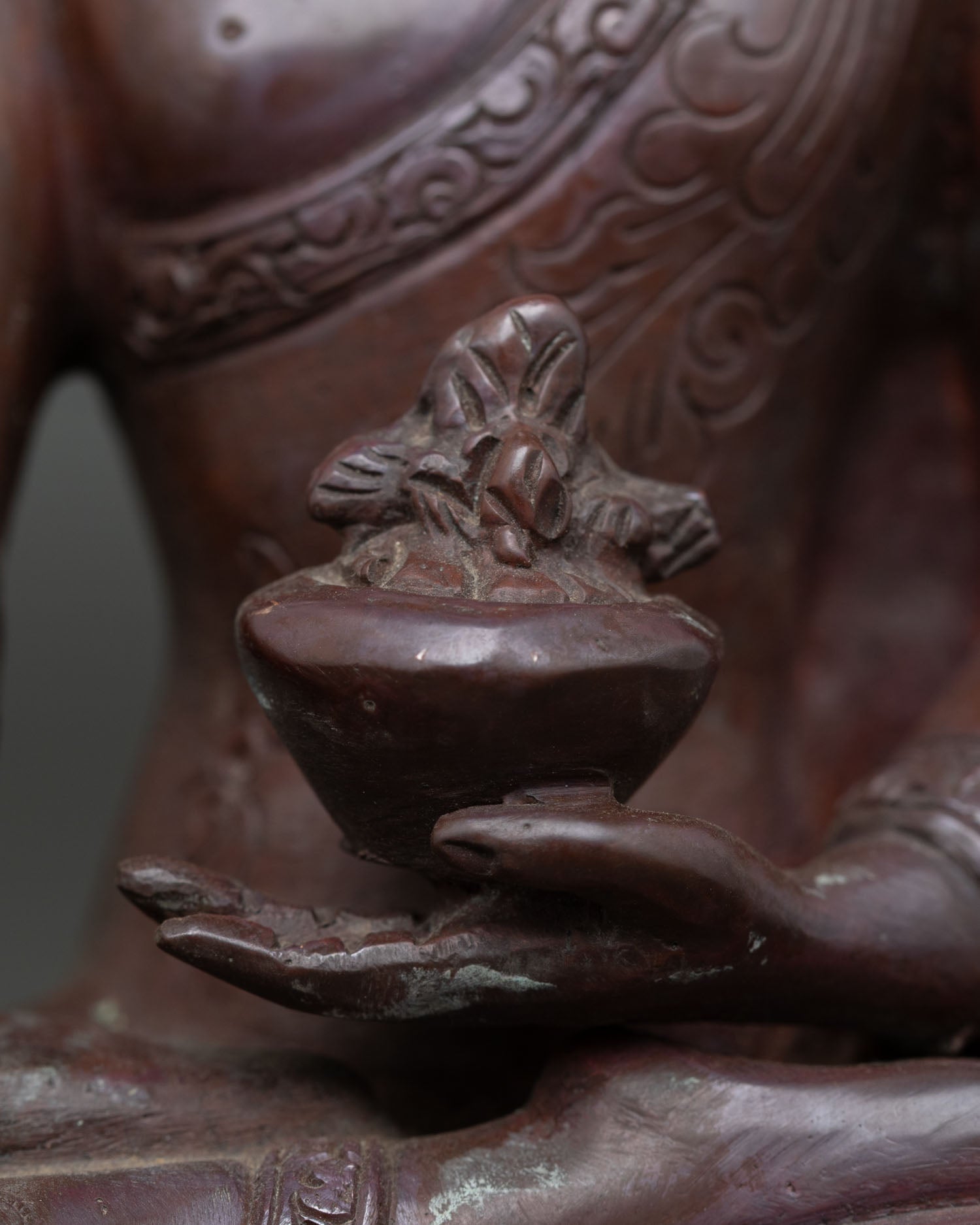 Three Buddha Set Statue | Oxidized Buddhist Art from Nepal