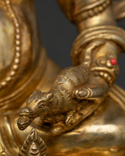 Dzambhala Statue | Buddhist Sculpture for Wealth and Abundance