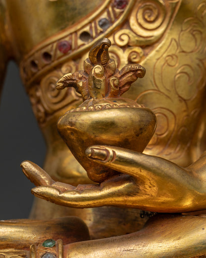 Handcrafted Medicine Buddha Statue | Healing & Meditation Decor