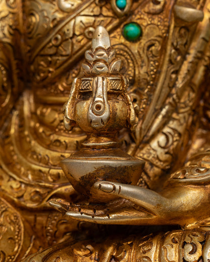 Guru Rinpoche Statue – Enlightened Master of Tibetan Buddhism