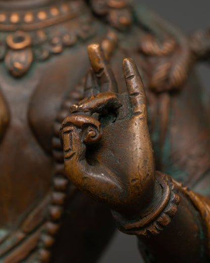 Green Tara Statue | Sacred Goddess of Compassion and Protection