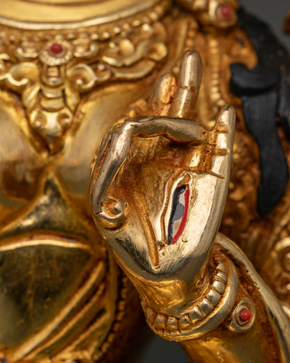 White Tara Statue | Fine Newari Artisan Craftsmanship