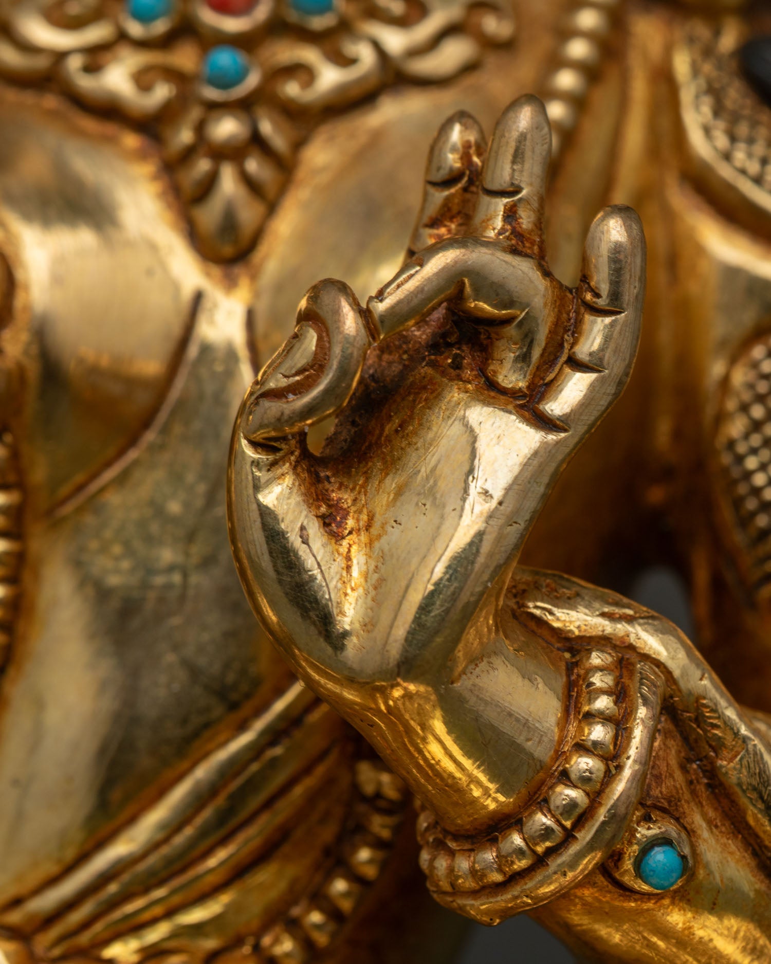 Green Tara Statue | Buddhist Female Buddha Artwork