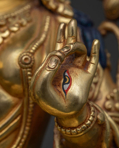 White Tara Statue | Handcrafted Himalayan Buddhist Art