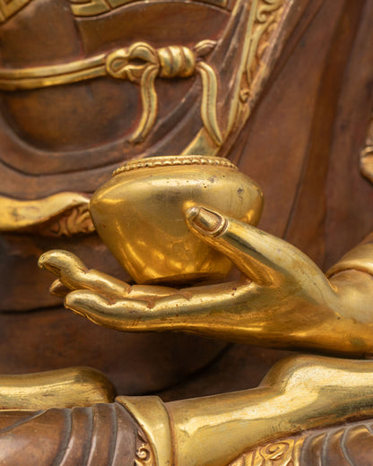 Traditional Shakyamuni Buddha Statue – Handcrafted in Nepal