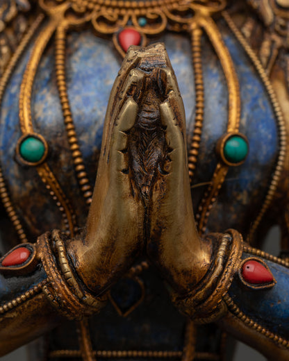 Chenrezig Statue | Exquisite Newari Craftsmanship