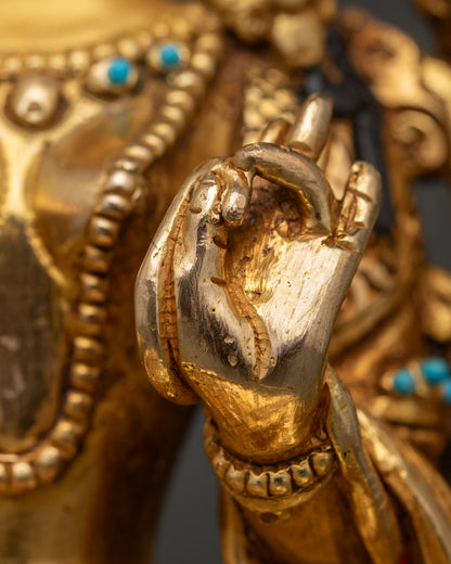 Green Tara Statue | Buddhist Female Buddha of Compassion