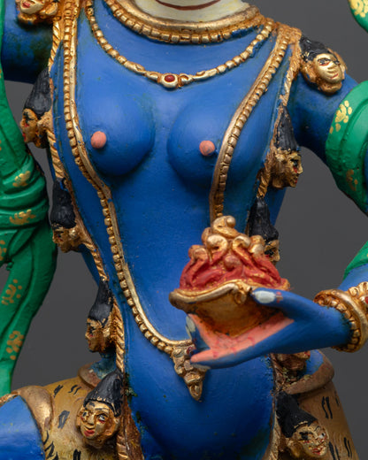 Wrathful Dakini Simhamukha Statue | Nepali Art & Craft