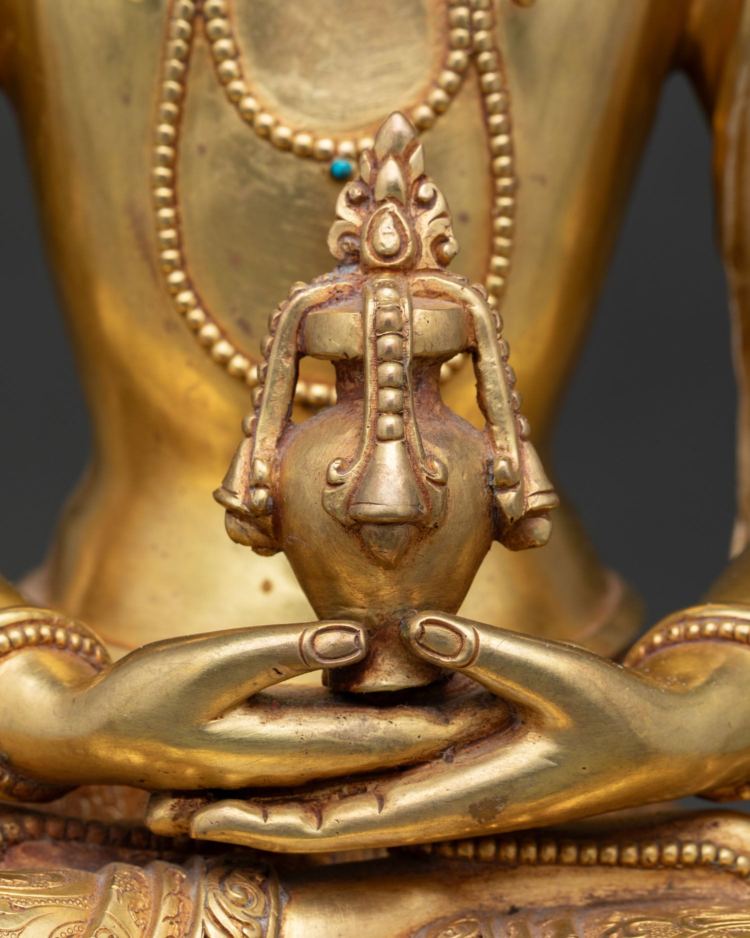 Ornate Amitayus Buddha Statue | Long-Life Buddha from Nepal