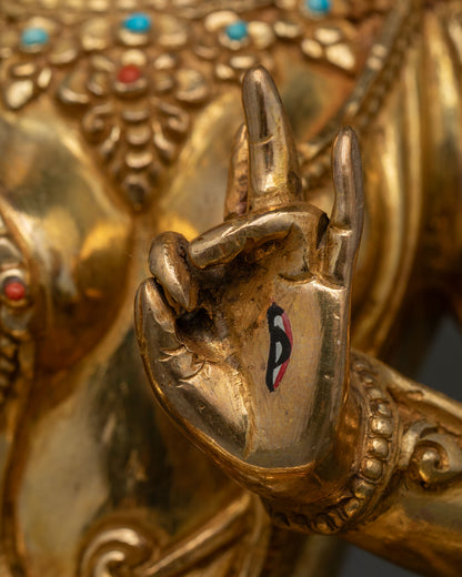 White Tara Statue | Buddhist Altar & Spiritual Decor