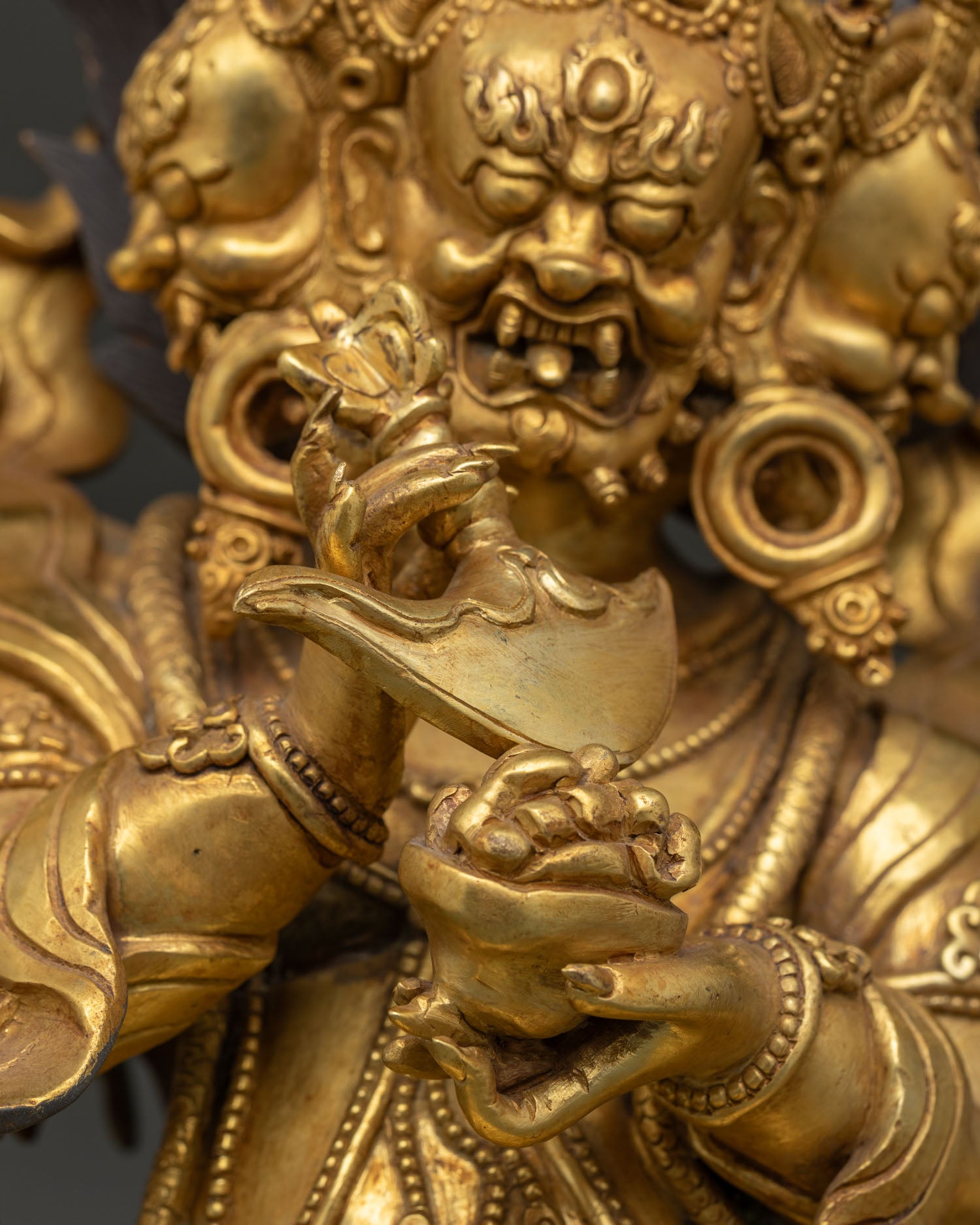 Four Arm Mahakala Statue