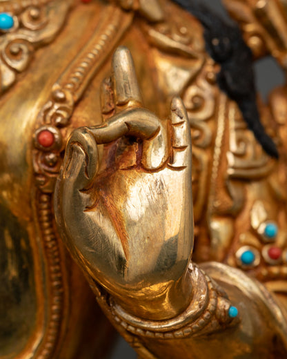 Blessed Green Tara | Handcrafted Statue for Meditation
