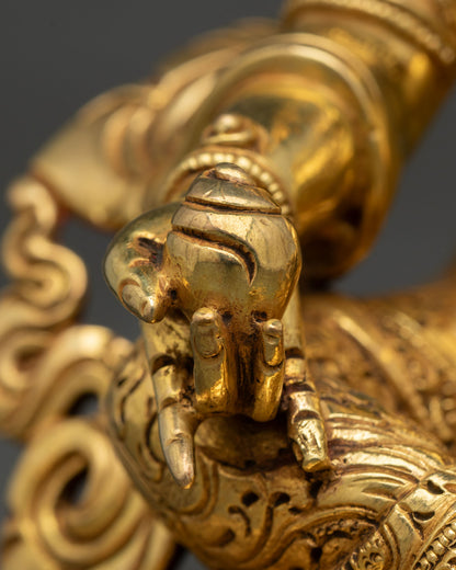 Dzambhala Statue – Handcrafted Himalayan Spiritual Decor