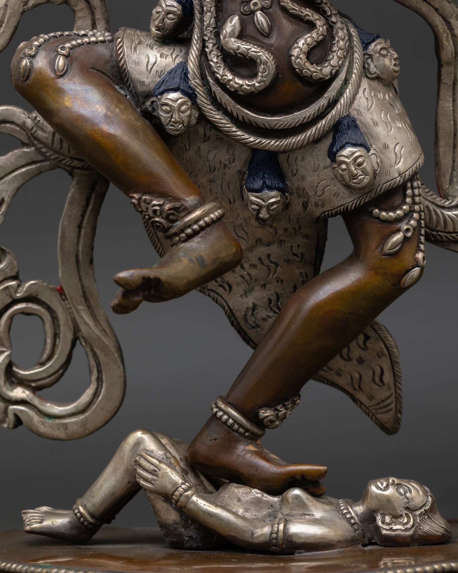 Troma Nagmo | Oxidized Copper Tibetan Dakini Statue