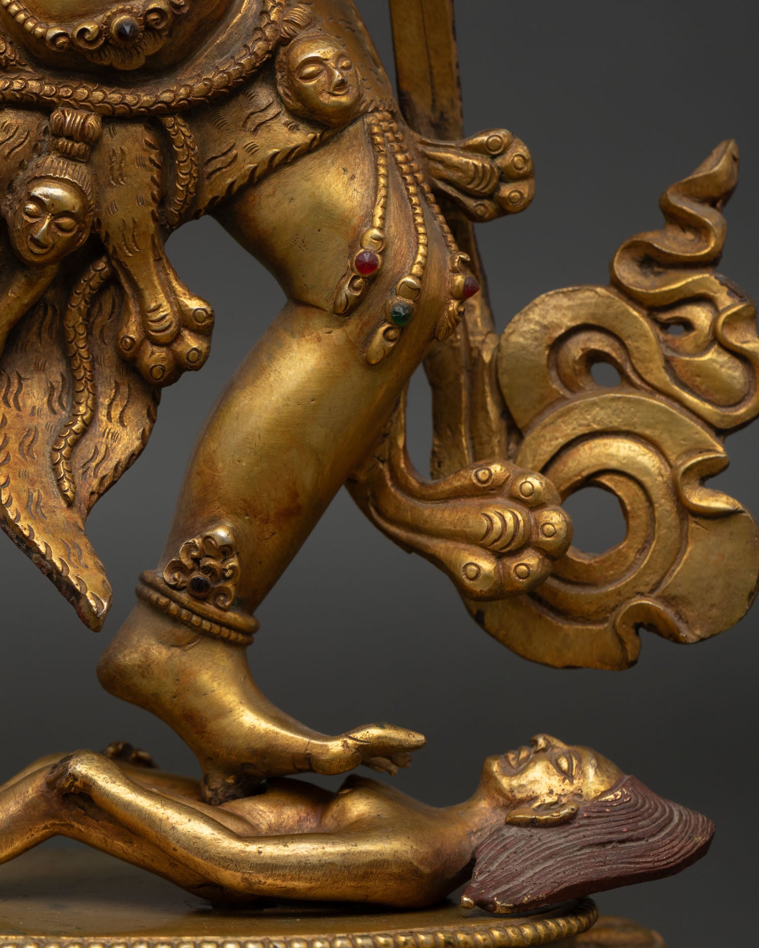Yeshe Walmo – Tibetan Fierce Dharma Guardian Sculpture