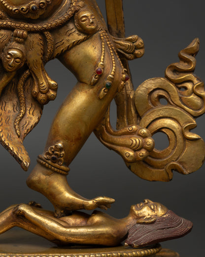 Yeshe Walmo – Tibetan Fierce Dharma Guardian Sculpture