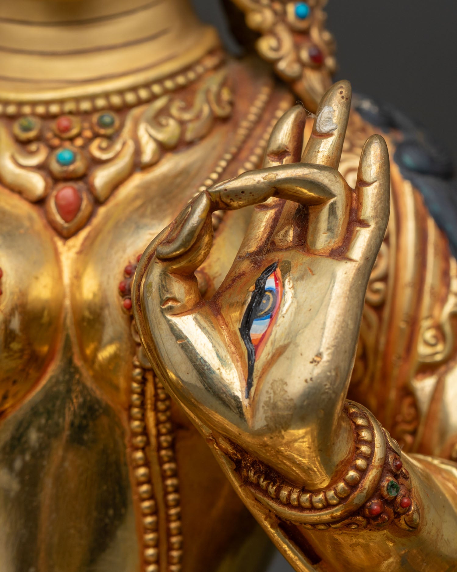 White Tara Statue | Seven-Eyed Goddess of Healing & Long Life