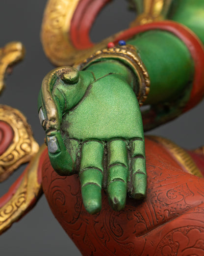 Green Tara Statue