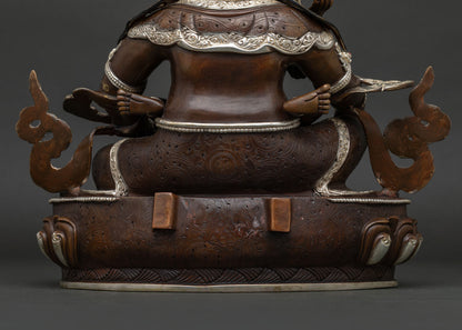 Red Dzambhala Statue
