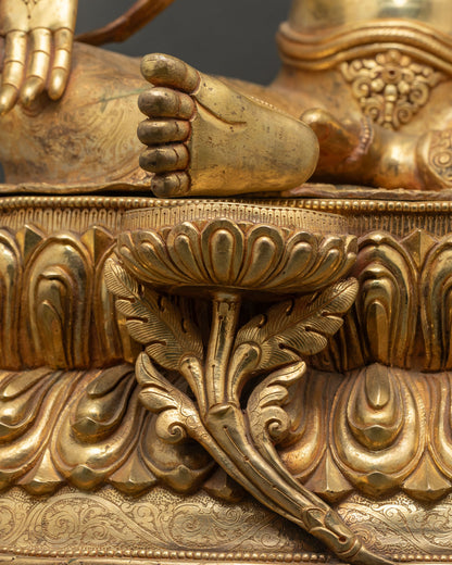 26 Inch Large Green Tara Statue | Monumental Buddhist Sculpture