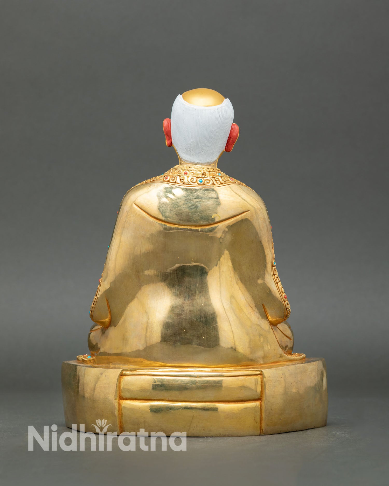 Five Shakya Master Statue Set - Himalayan Buddhist Lineage Figures
