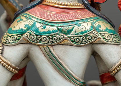 Beautiful Goddess Saraswati Sculpture | Handcrafted in Nepal