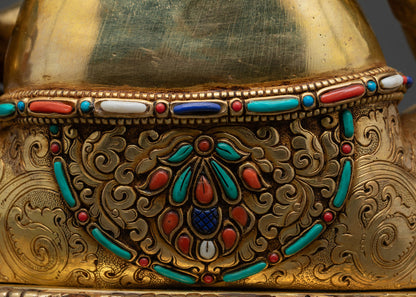 Jambhala Statue for Prosperity | Handmade Buddhist Art