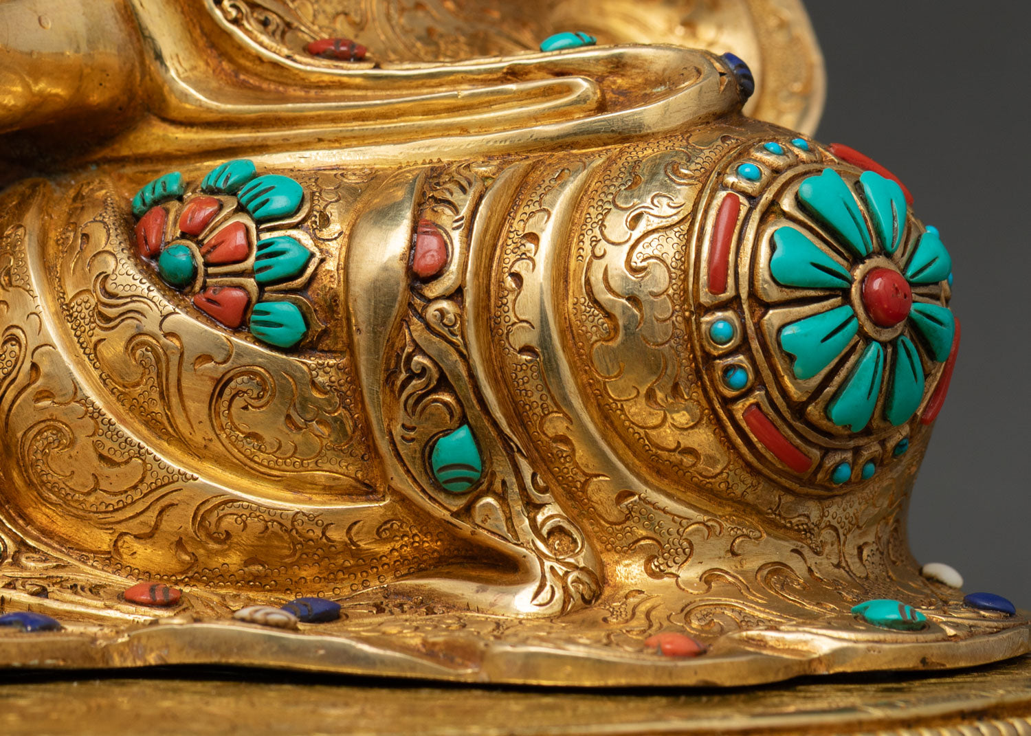 Powerful Guru Padmasambhava Statue | Buddhist Copper Figurine