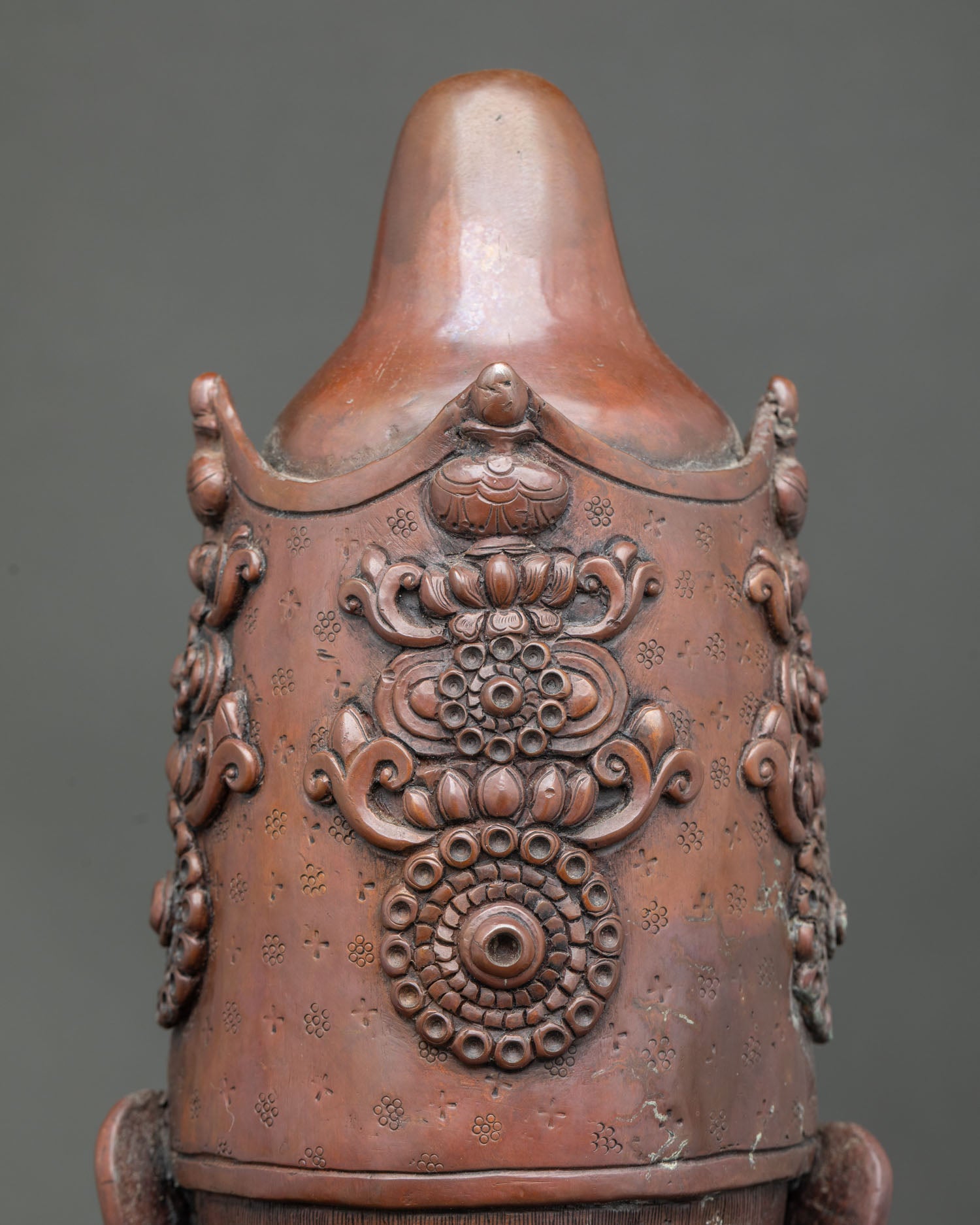 Japanese Chundi (Juntei Kannon) Statue | Oxidized Copper Buddhist Art