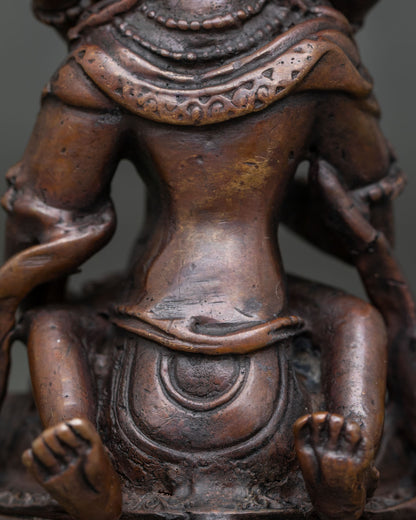 Vajrasattva Yab Yum Statue | Handcrafted Nepali Buddhist Artwork