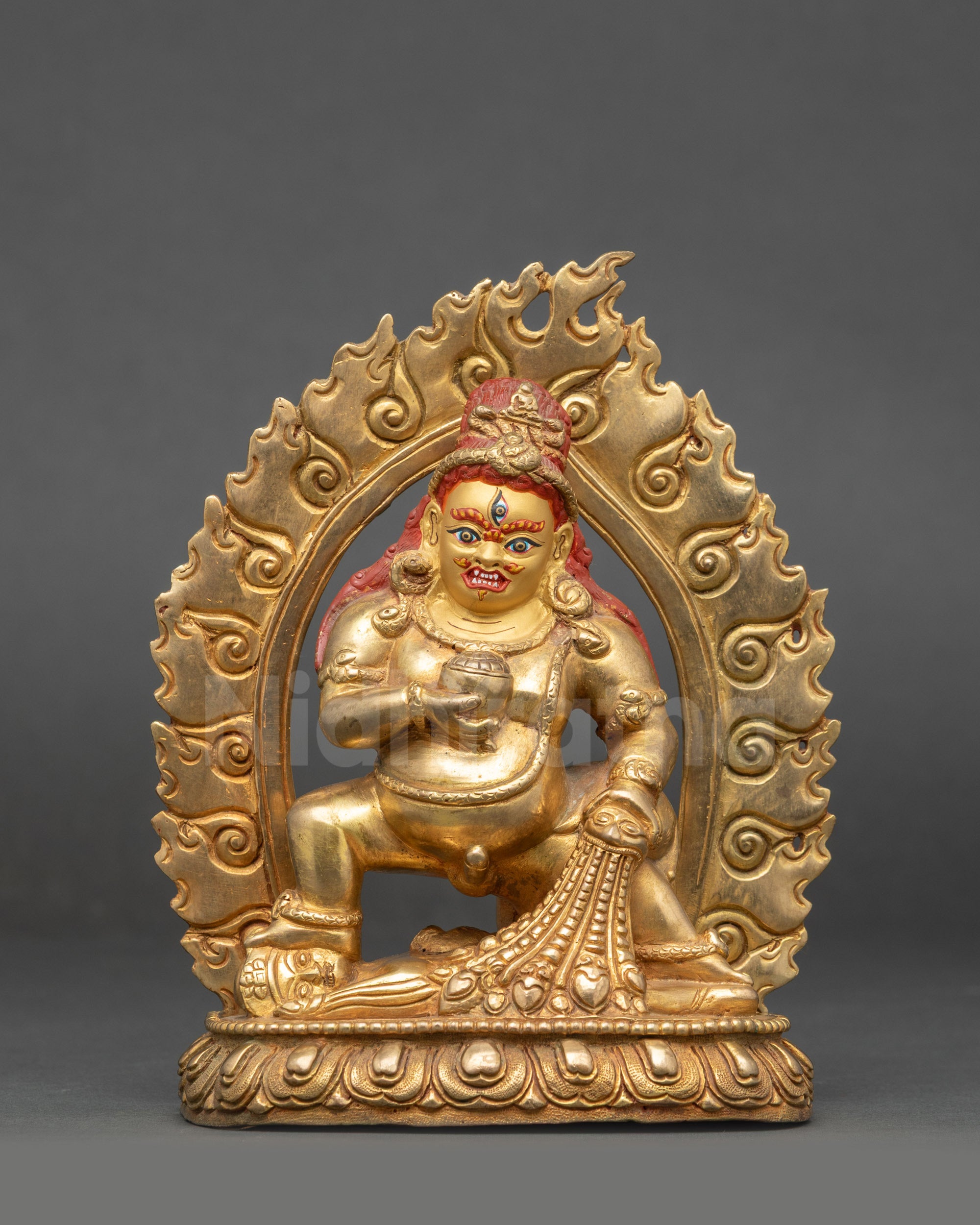 Black Dzambhala Statue